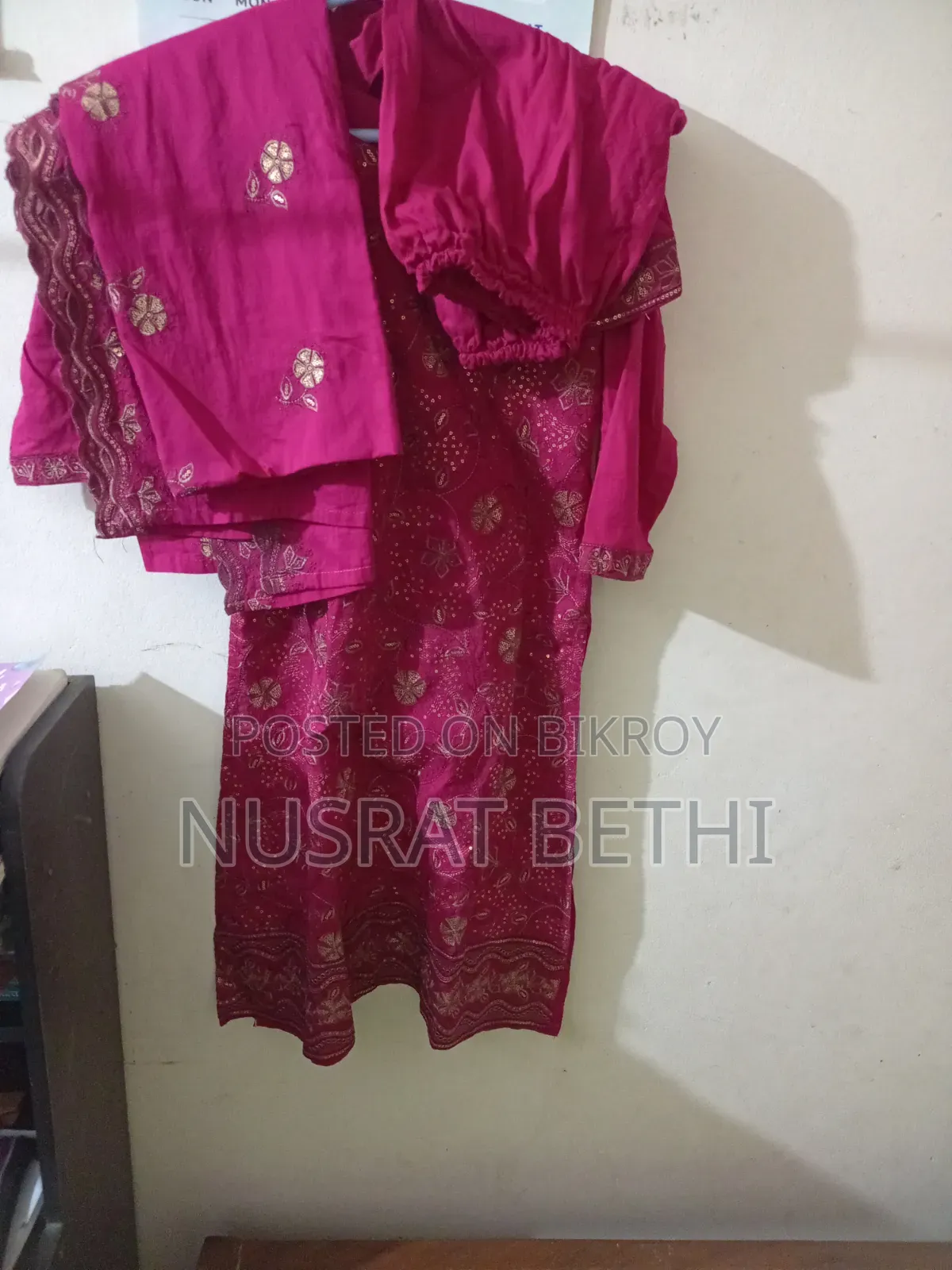 Dresses and sarees for sale.