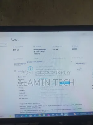 ডেস্কটপ কম্পিউটার গিগাবাইট জিএ-এইচ১১০এমএসটিএক্স-এইচডি৩-জেডকে ৮জিবি ইন্টেল এসএসডি ২৫৬জিবি