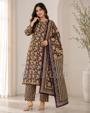 Premium Jaipur Cotton Three-Piece