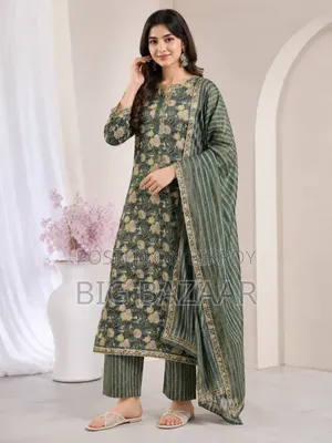 প্রিমিয়াম জয়পুরি কটন থ্রি-পিস