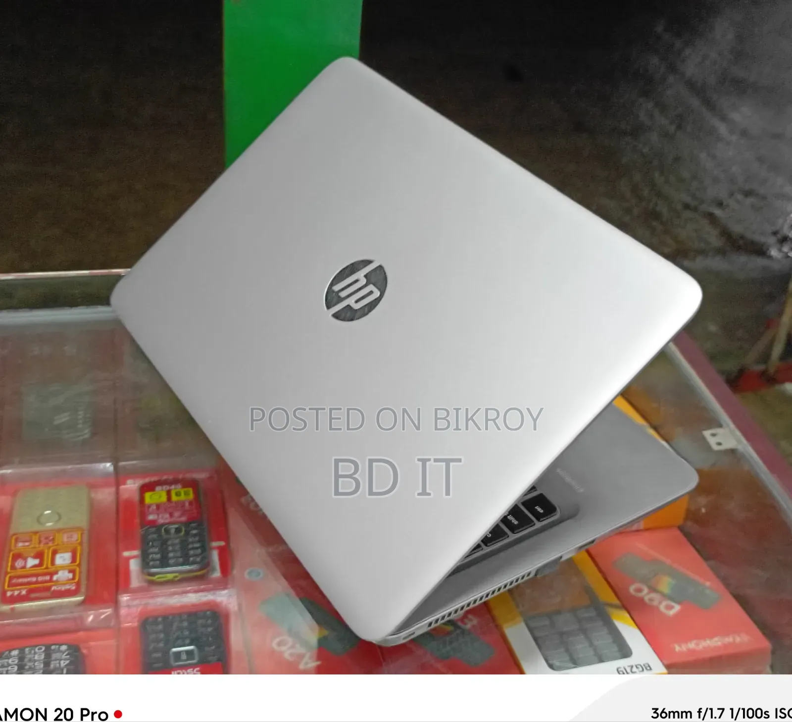 ল্যাপটপ HP EliteBook 840 G4 8GB ইন্টেল কোর i5 HDD+SSD 256GB