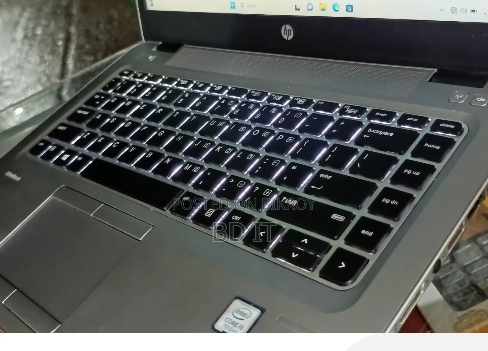 ল্যাপটপ HP EliteBook 840 G4 8GB ইন্টেল কোর i5 HDD+SSD 256GB