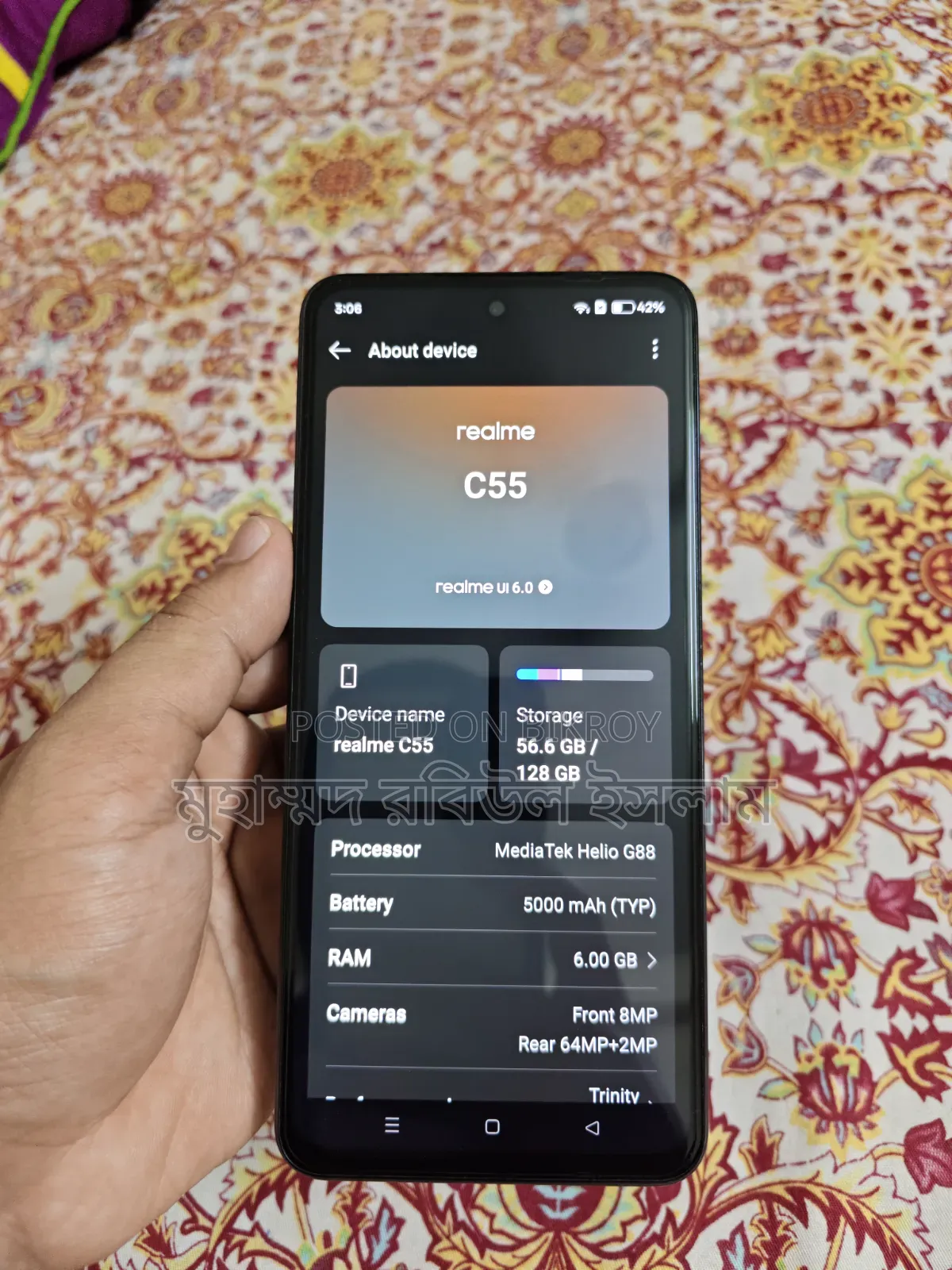 Realme C55 128 GB Black