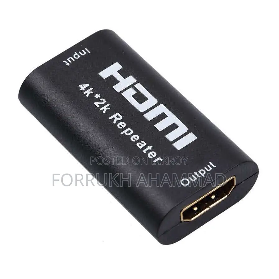 HDMI Repeater HDMI Extender Amplifier Booster Adapter UP 40M 4K X 2K