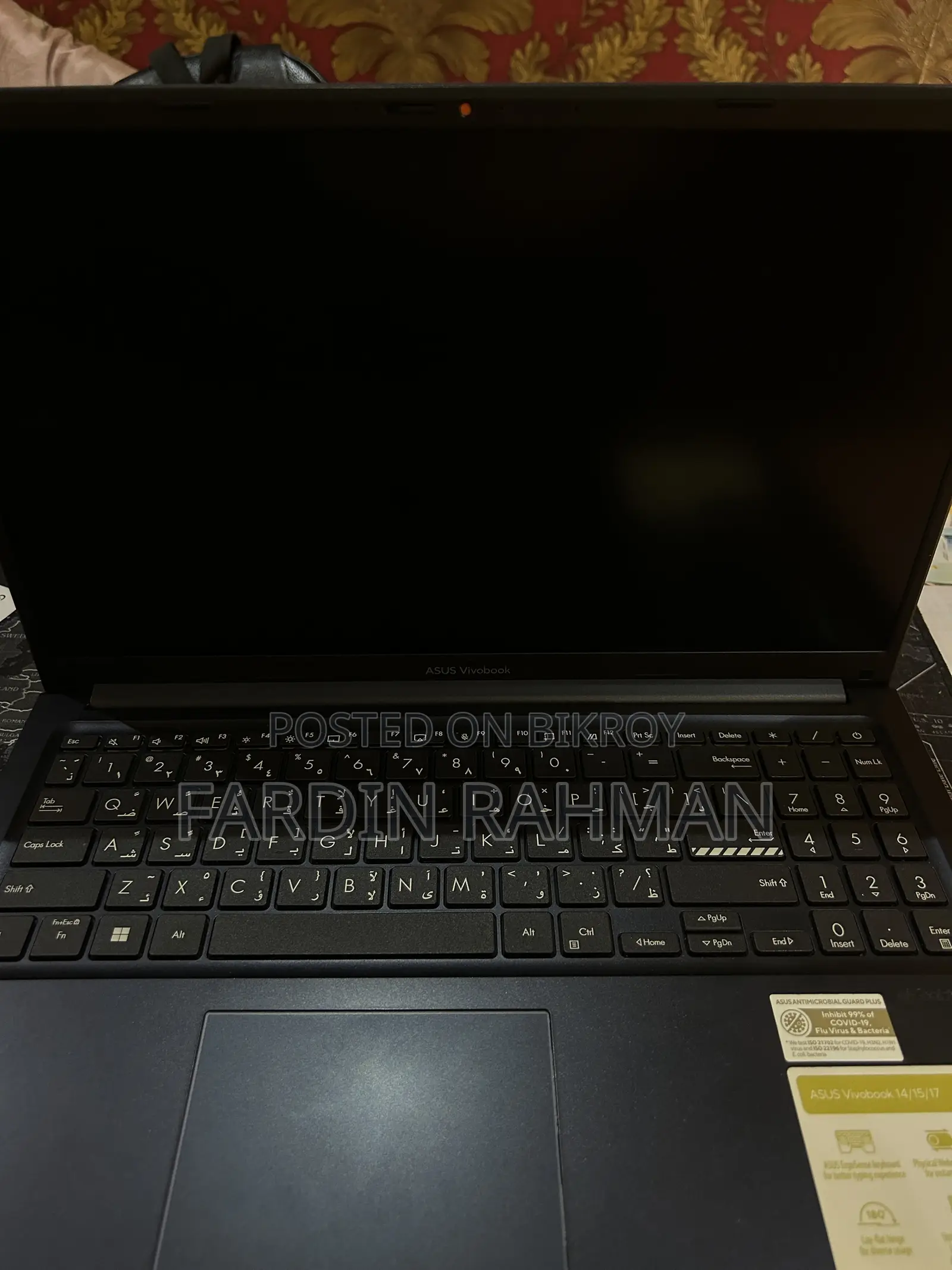 Laptop ASUS Vivobook 15 8GB Intel Core I5 SSD 500GB