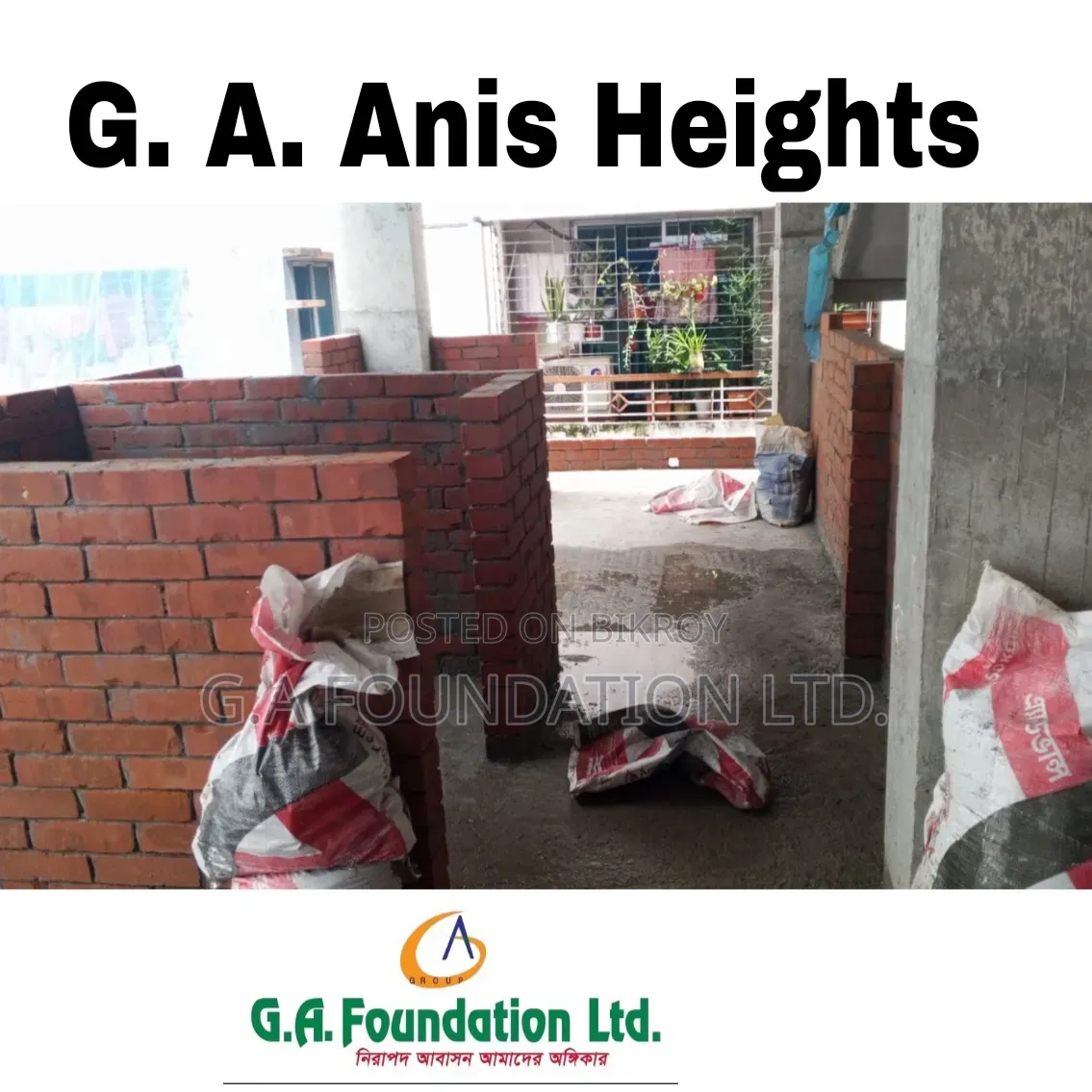 3-Bedroom Apartment in G. A. Anis Heights, Mirpur for sale