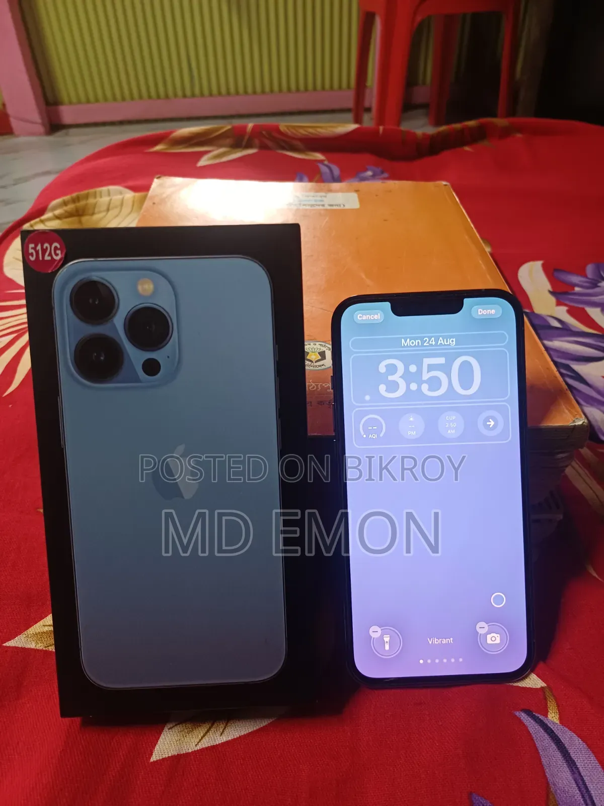 অ্যাপল আইফোন ১৩ প্রো ৫১২ জিবি নীল