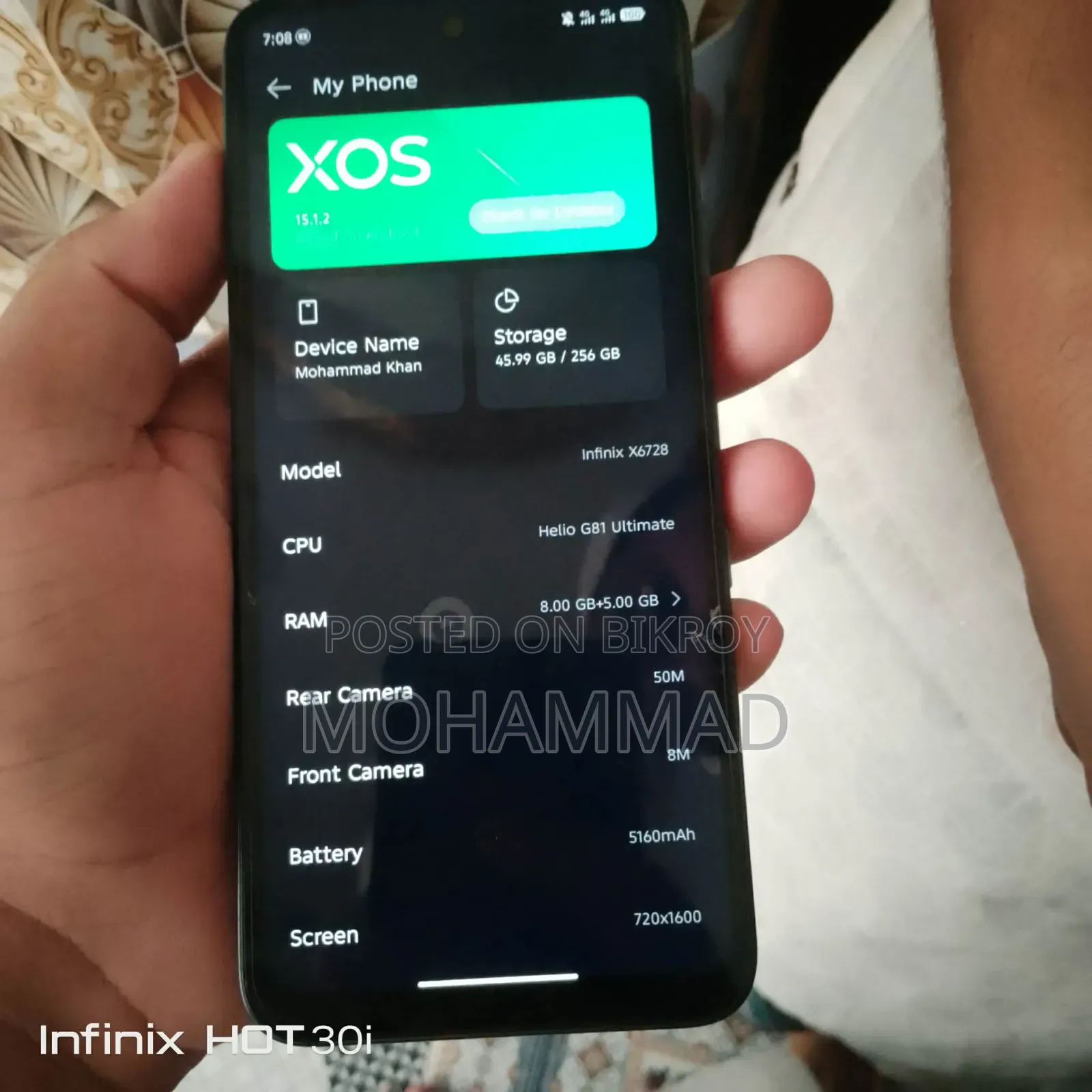Infinix Hot 60i 256 GB Black