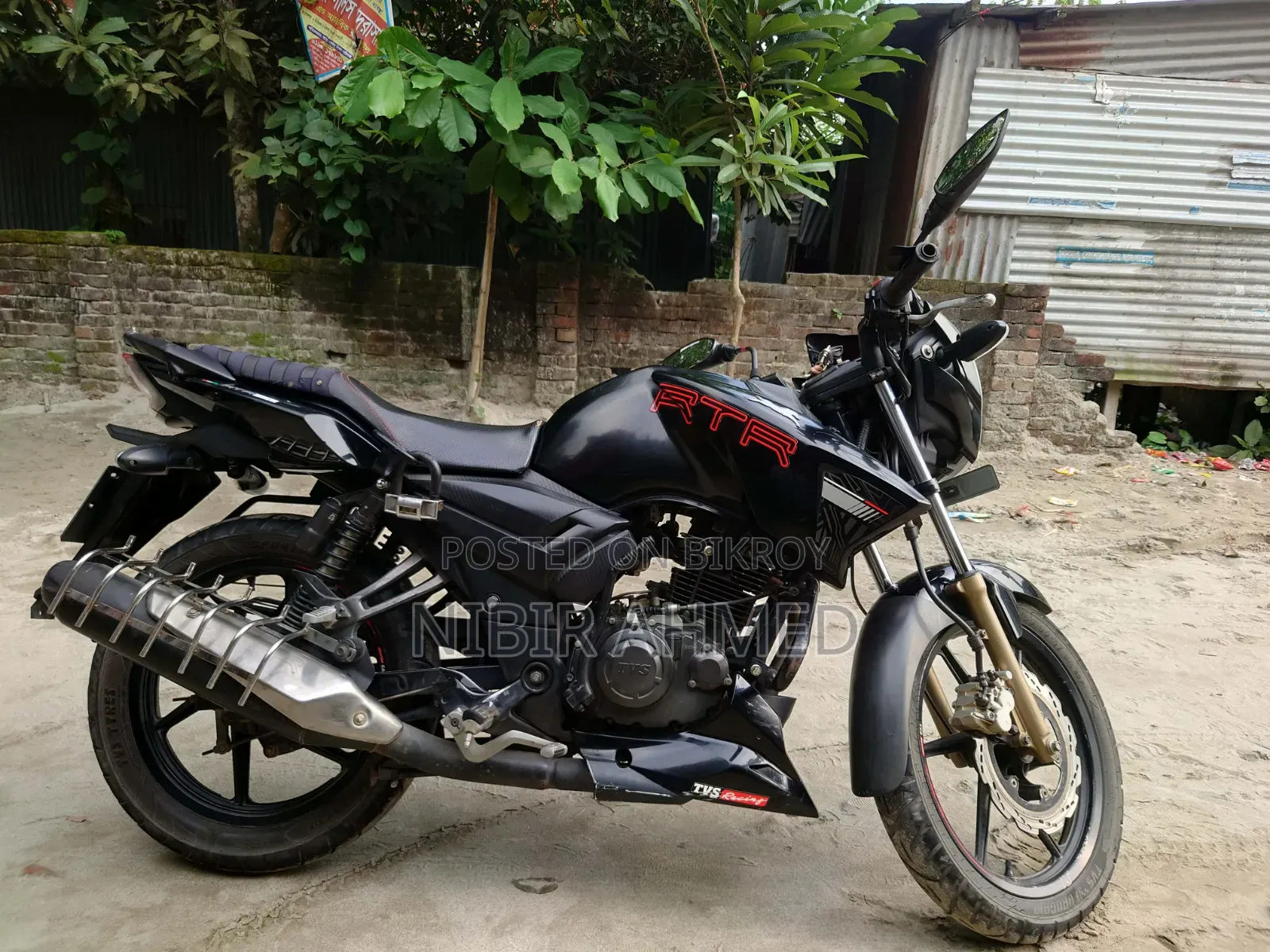 টিভিএস আপাচি আরটিআর ১৬০ টুভি ২০১৯ ব্ল্যাক