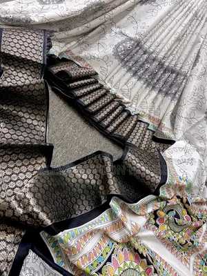 Original Indian Exclusive Kalki Silk Saree - Zari Border