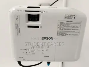 Epson EB-W06 Complete Business Projector Setup With Electric Screen