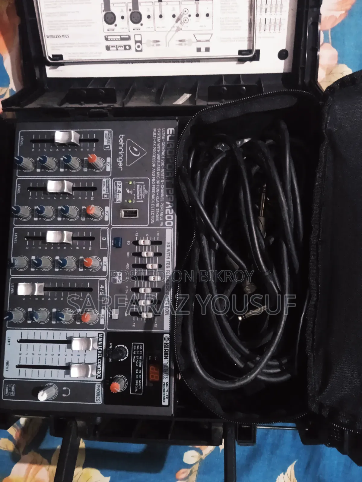 Behringer Europort PPA200 5-Channel Portable PA System