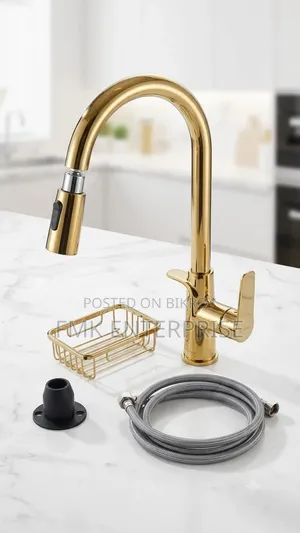 Flexible Moving Sink Mixer With Soap Case
