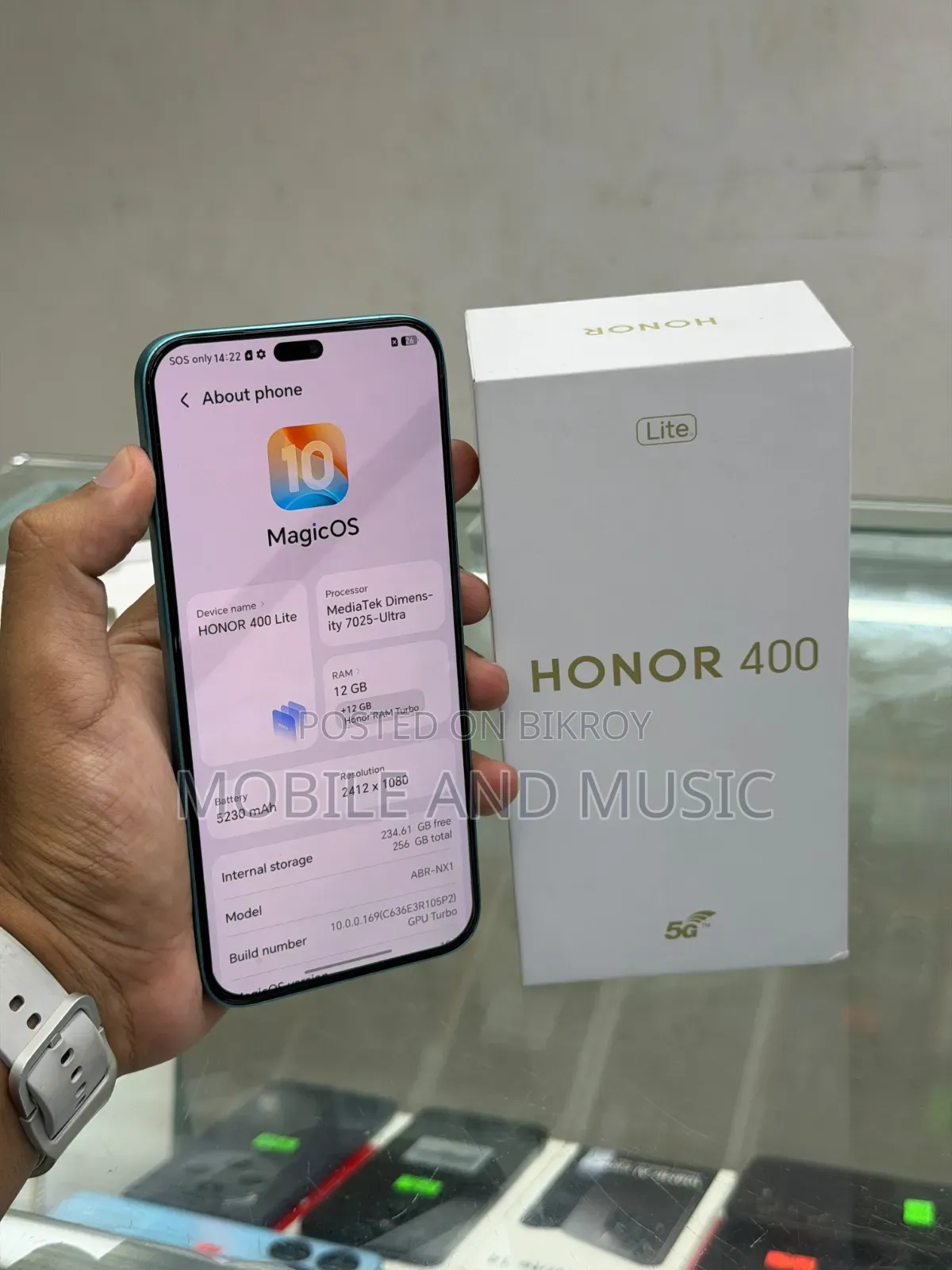 Honor 400 Lite 256 GB Blue