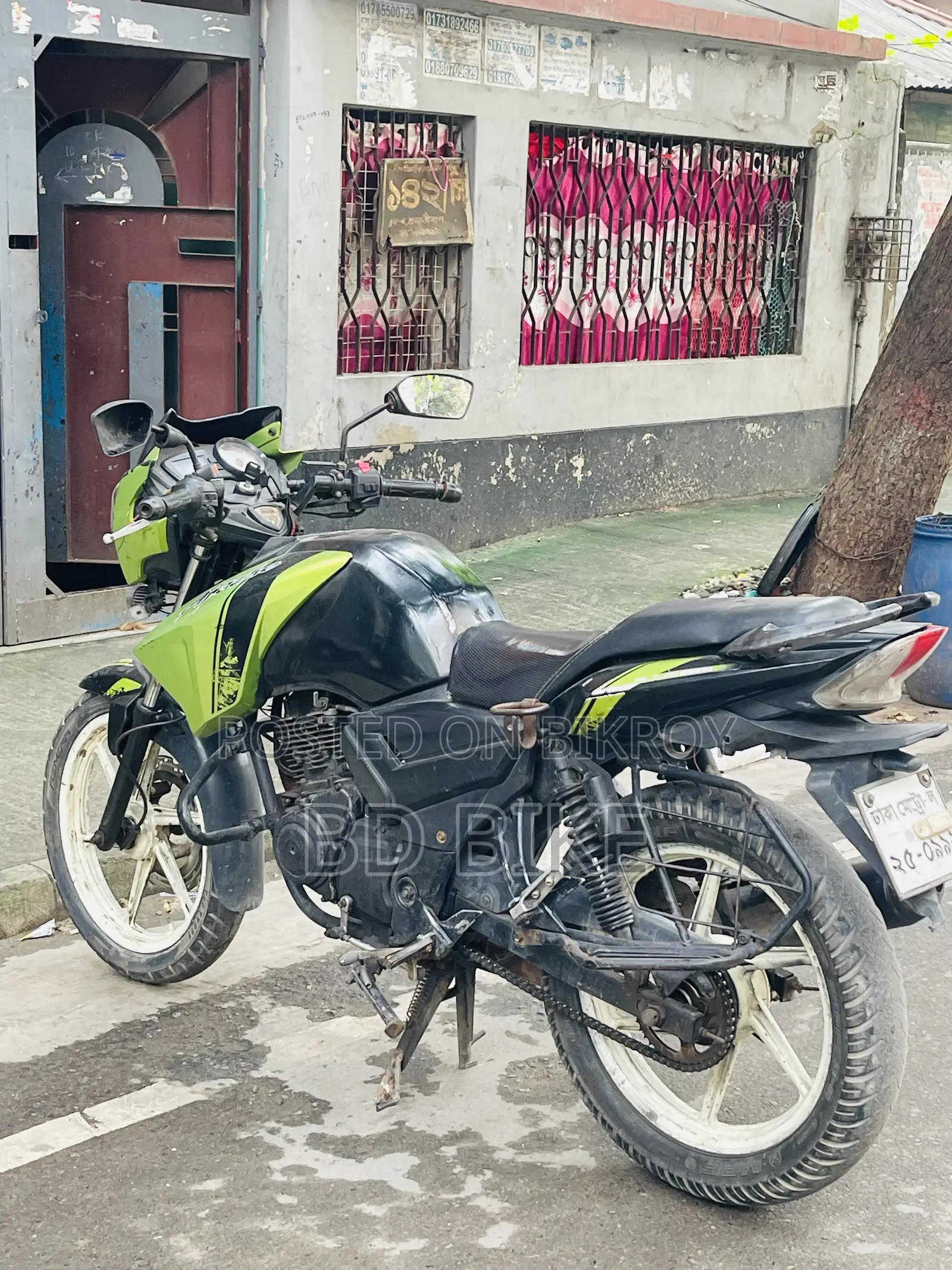 টিভিএস অ্যাপাচি আরটিআর ১৬০ টুভি ২০১৪ কালো
