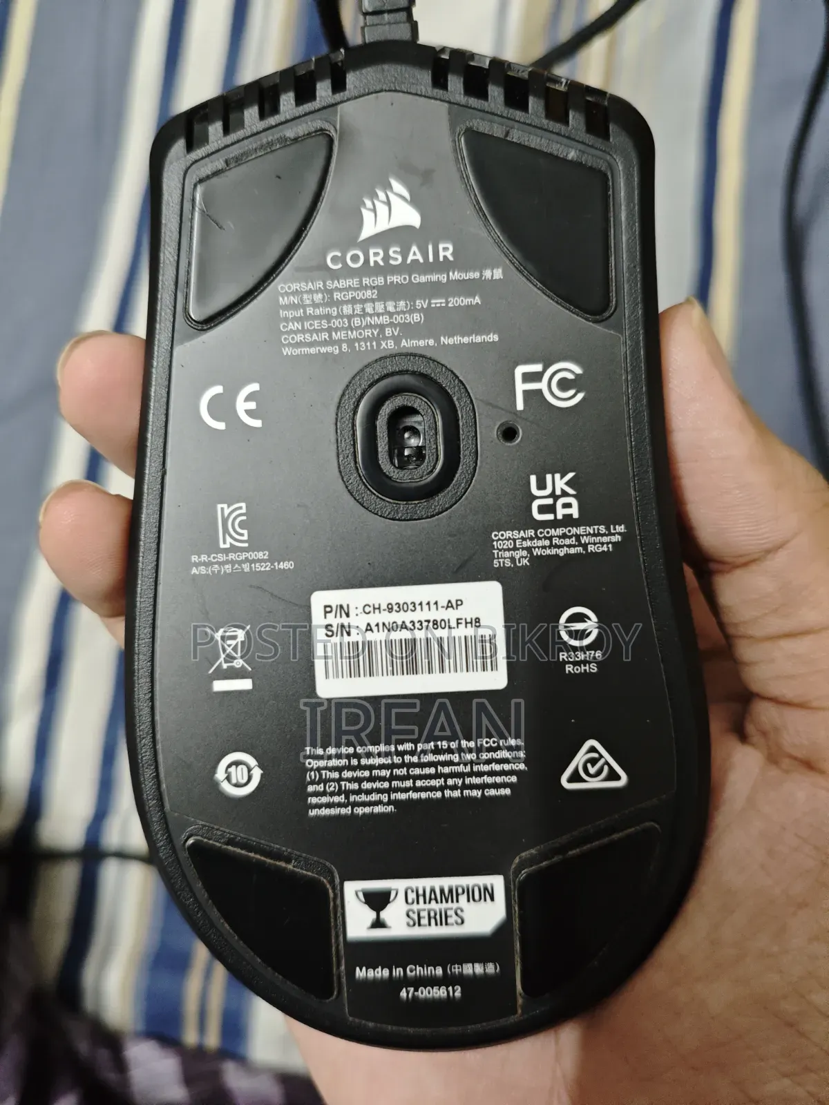 Corsair SABRE RGB PRO Champion Series Gaming Mouse