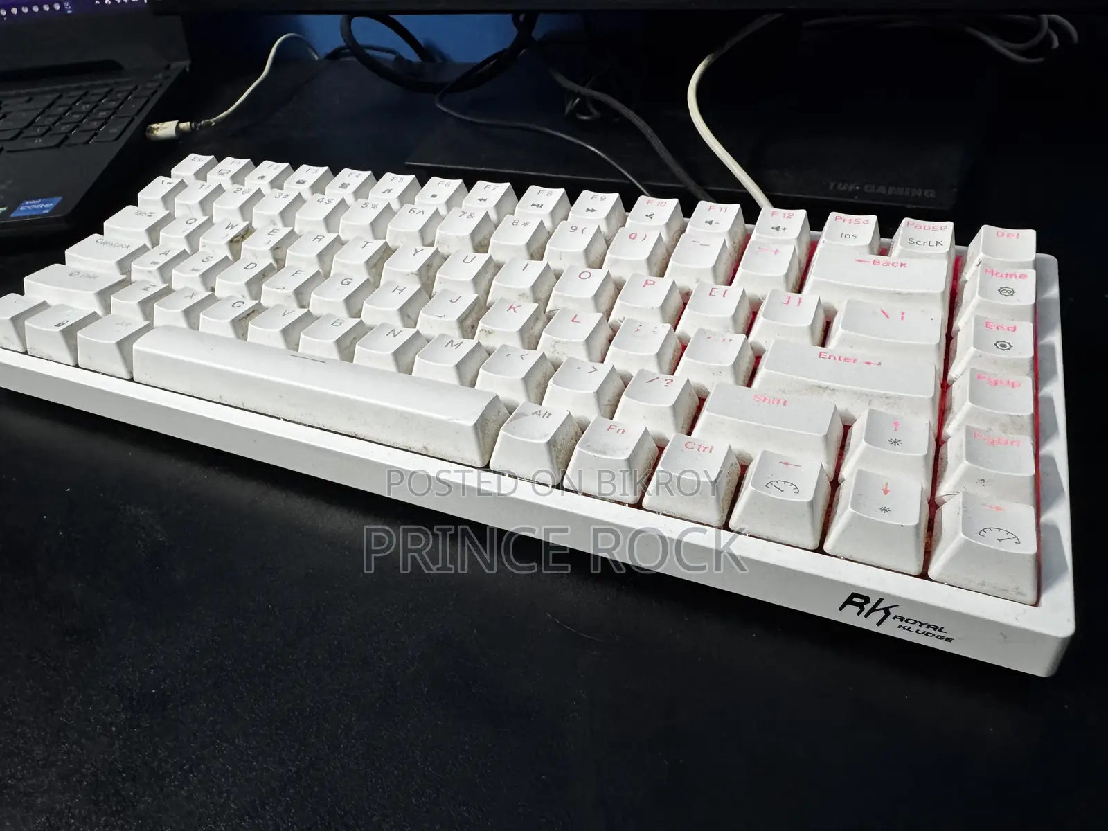 Royal Kludge RK84 — White | Hot-Swappable Brown Switches