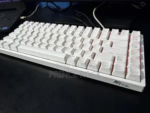 Royal Kludge RK84 — White | Hot-Swappable Brown Switches