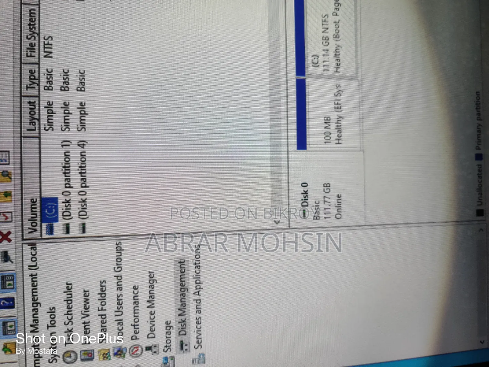 Desktop Computer MSI 8GB Intel Core i3 SSD 128GB