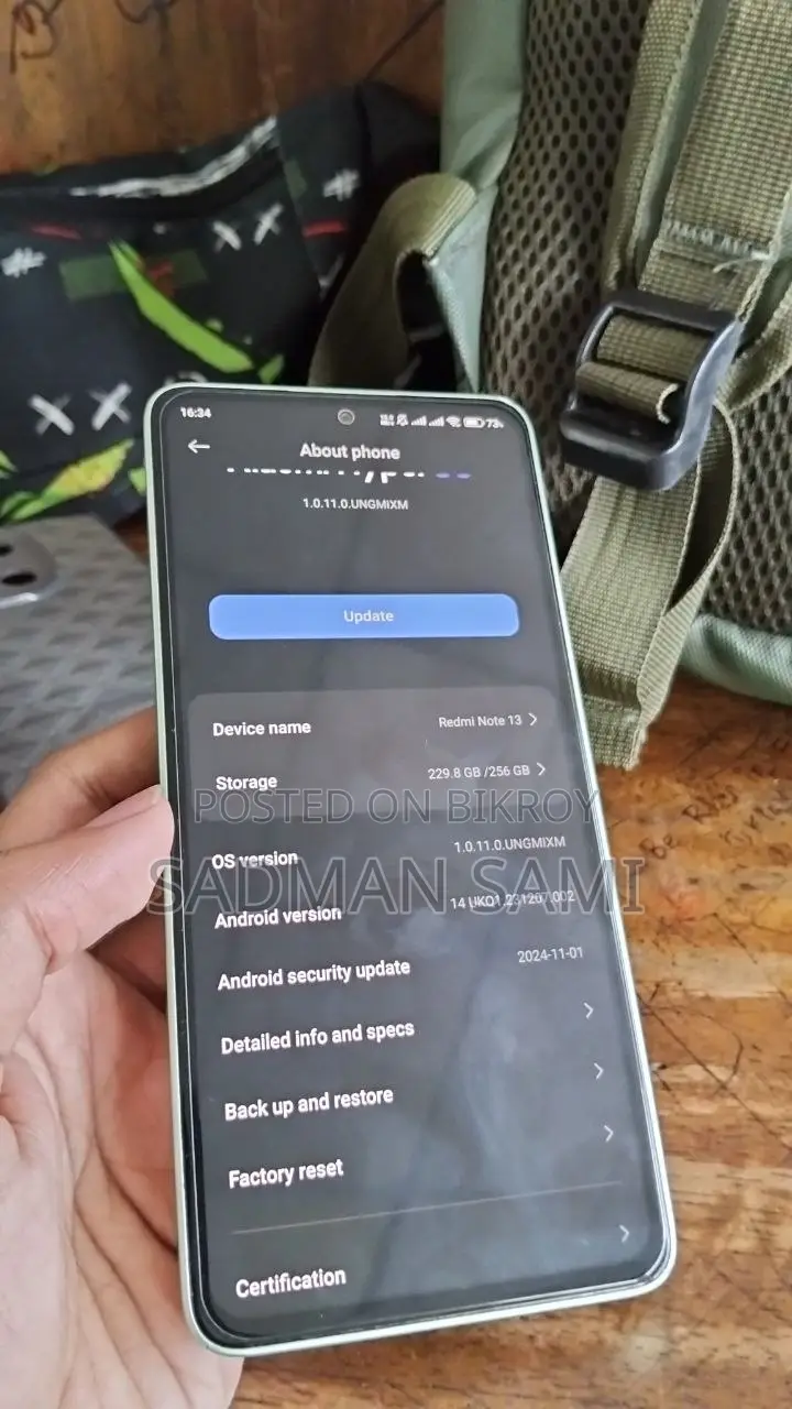 শাওমি রেডমি নোট ১৩ ২৫৬ জিবি সবুজ
