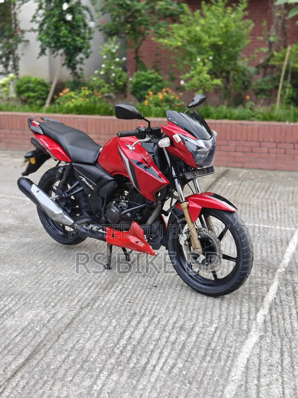 টিভিএস আপাচি আরটিআর ১৬০ টুভি ২০২৫ রেড