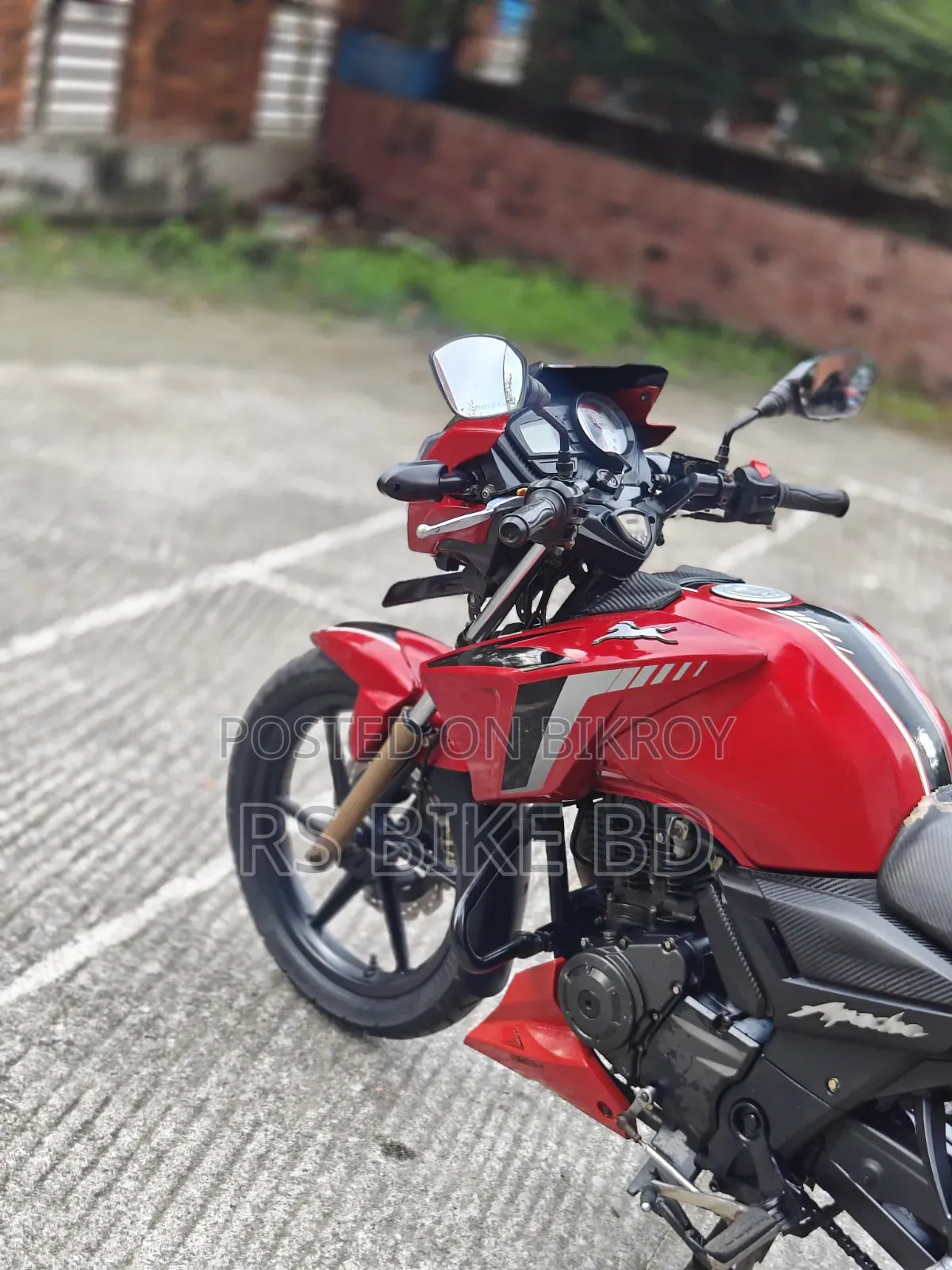 টিভিএস আপাচি আরটিআর ১৬০ টুভি ২০২৫ রেড