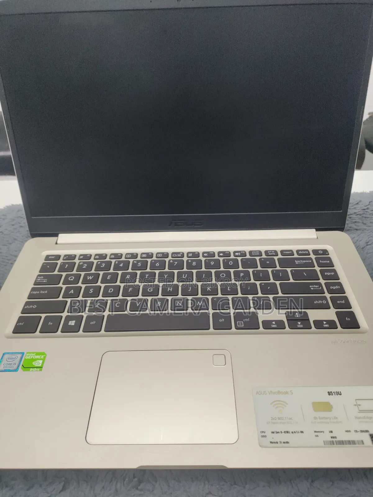Laptop Asus VivoBook S15 S510UA 8GB Intel Core i5 HDD+SSD 512GB