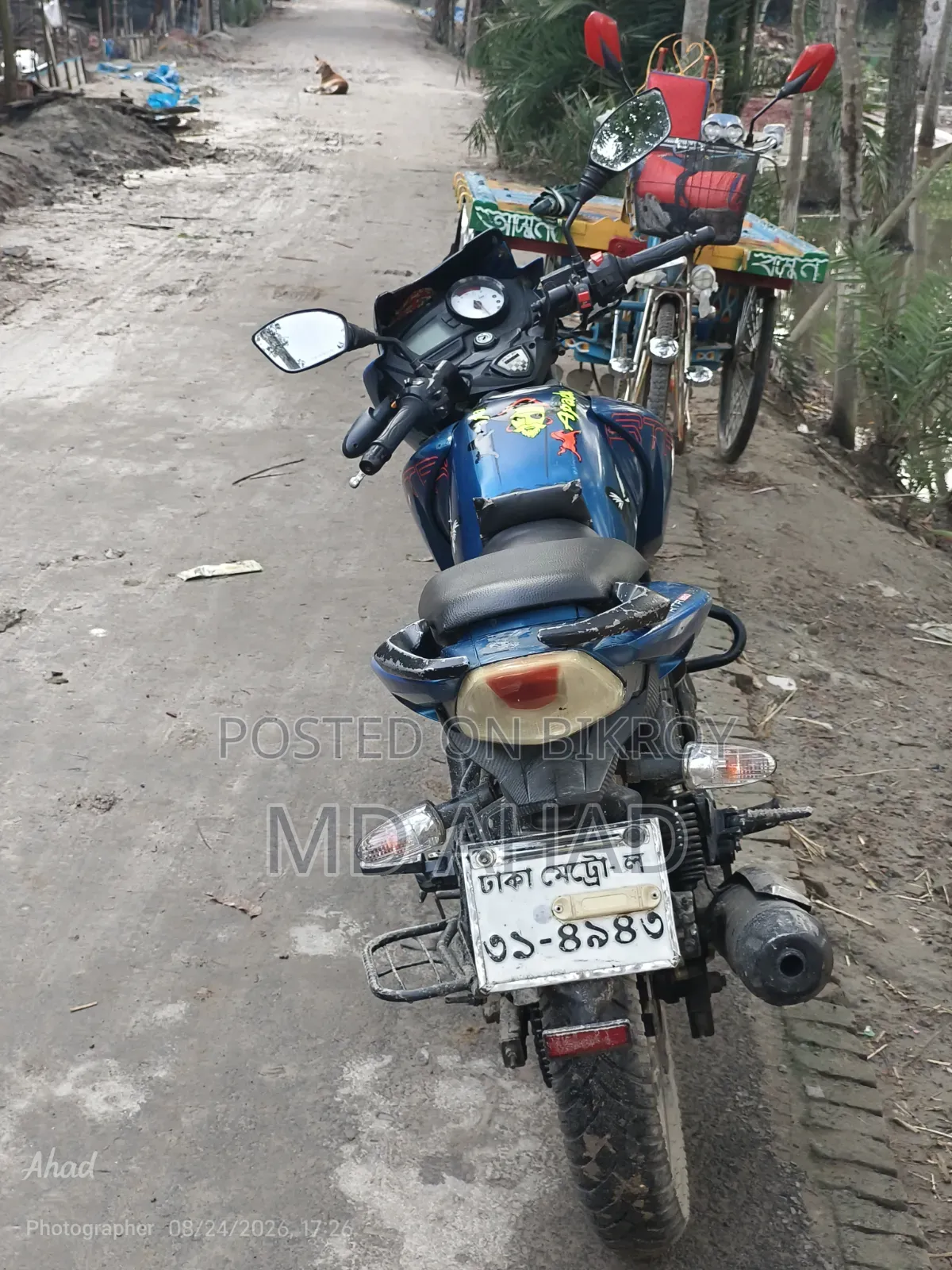 TVS Apache RTR 160 2V 2020 Blue