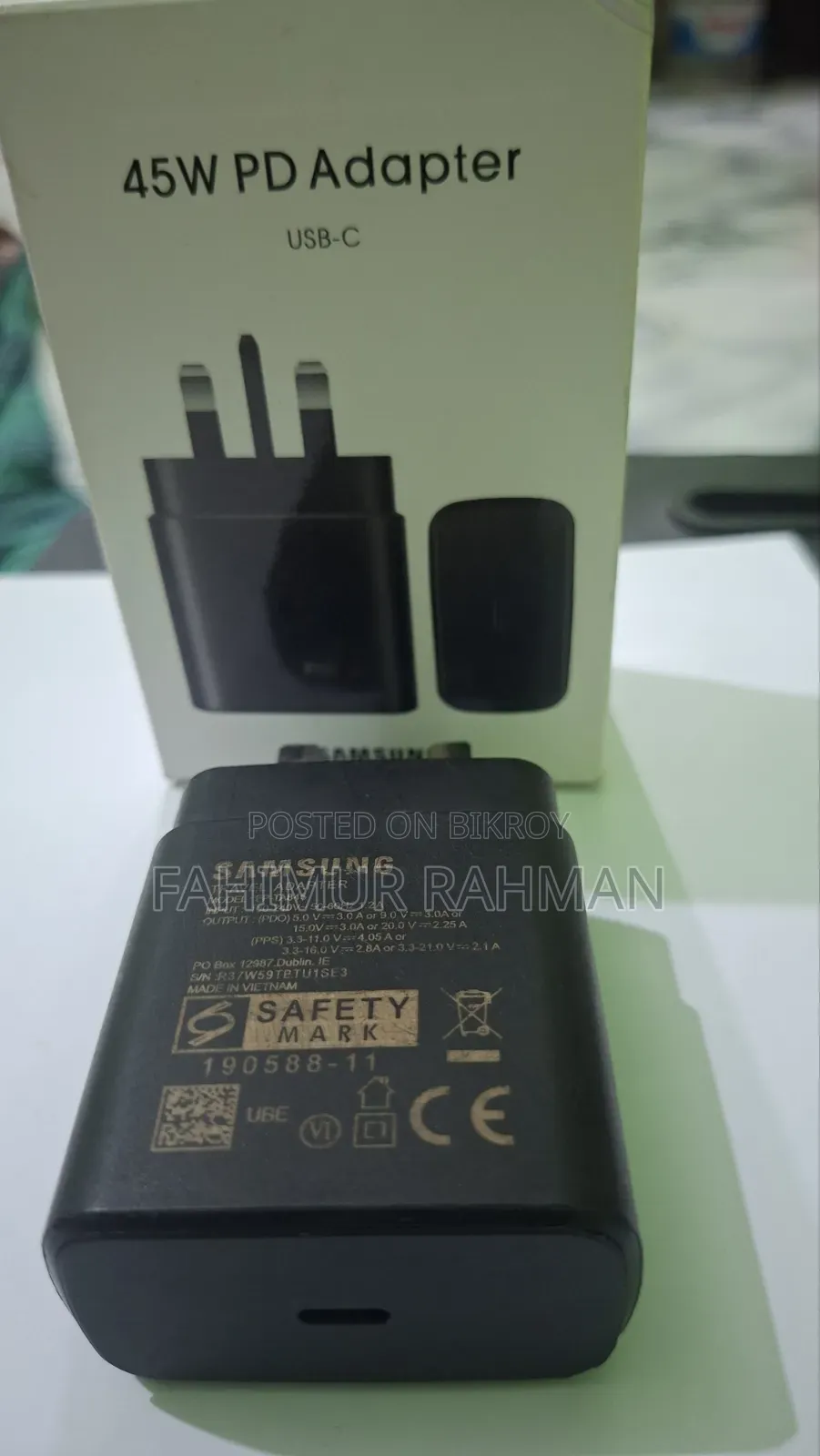 Samsung Original Type-C 45 Watt Charger