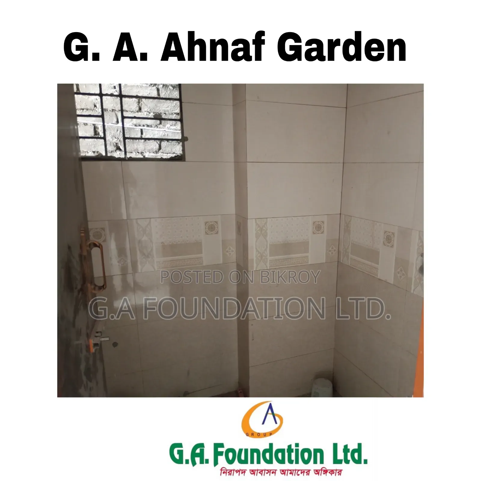 3-Bedroom Apartment in G. A. Ahnaf Garden, Mirpur for sale