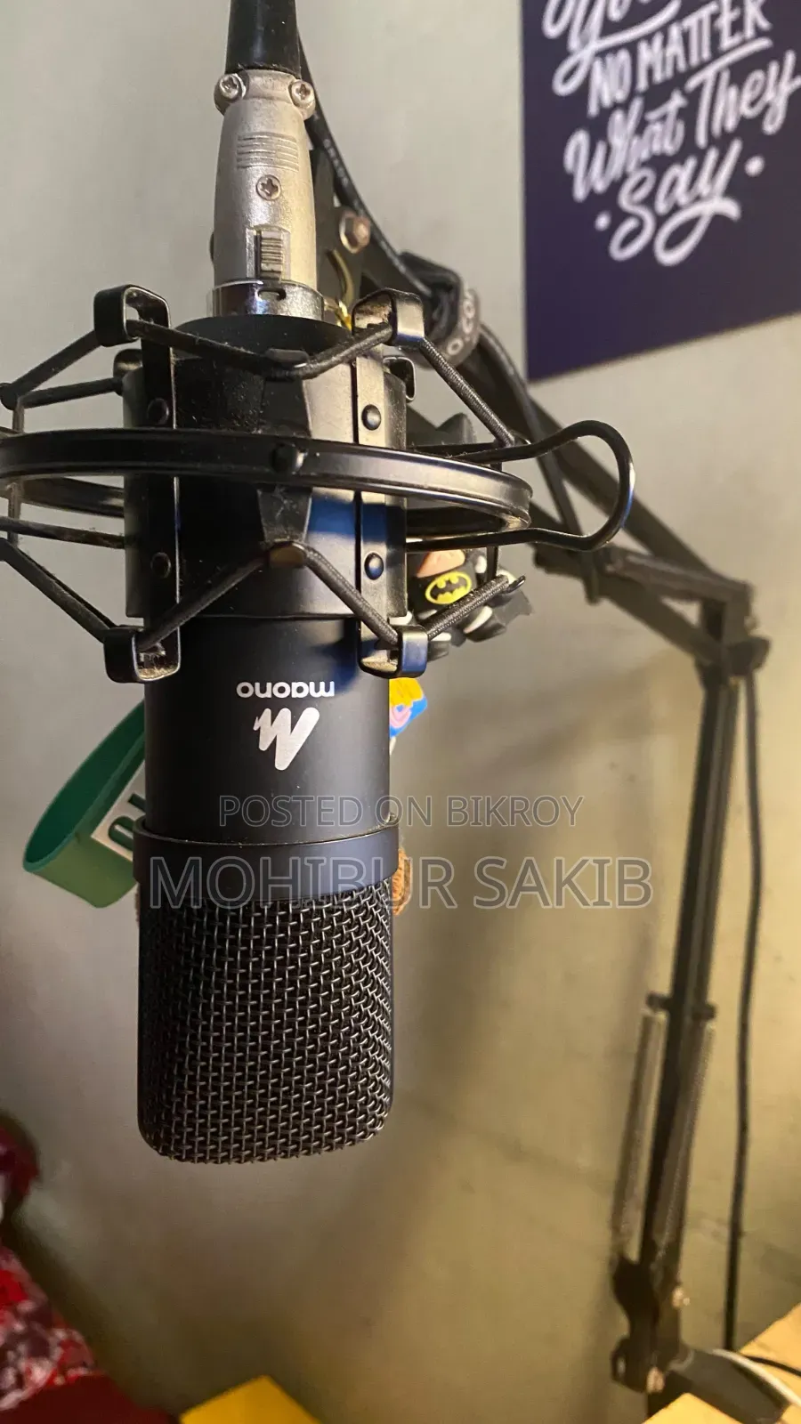 Maono AU-A03 স্টুডিও কনডেন্সার মাইক্রোফোন কিট – নতুনের মতো
