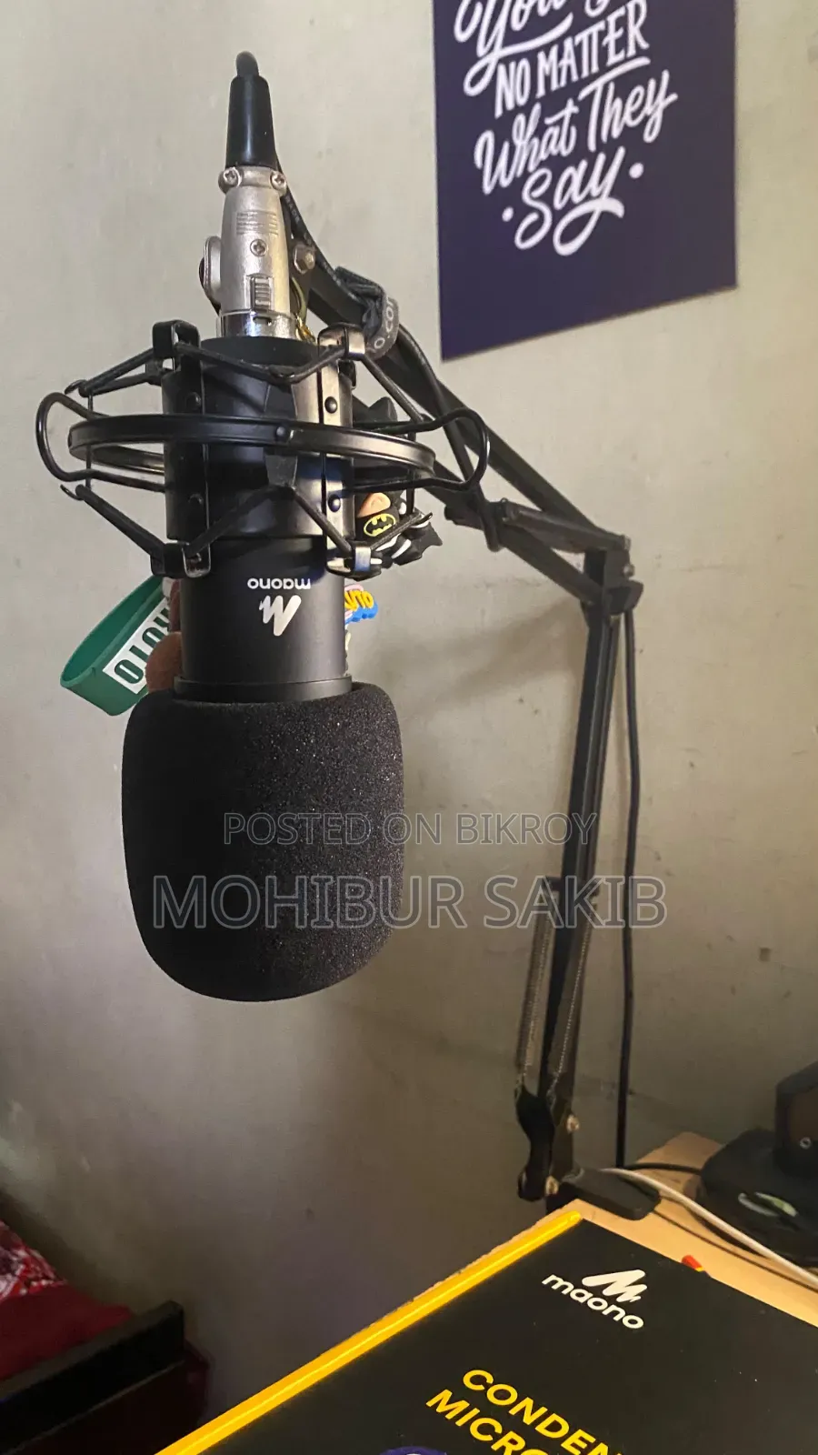 Maono AU-A03 স্টুডিও কনডেন্সার মাইক্রোফোন কিট – নতুনের মতো