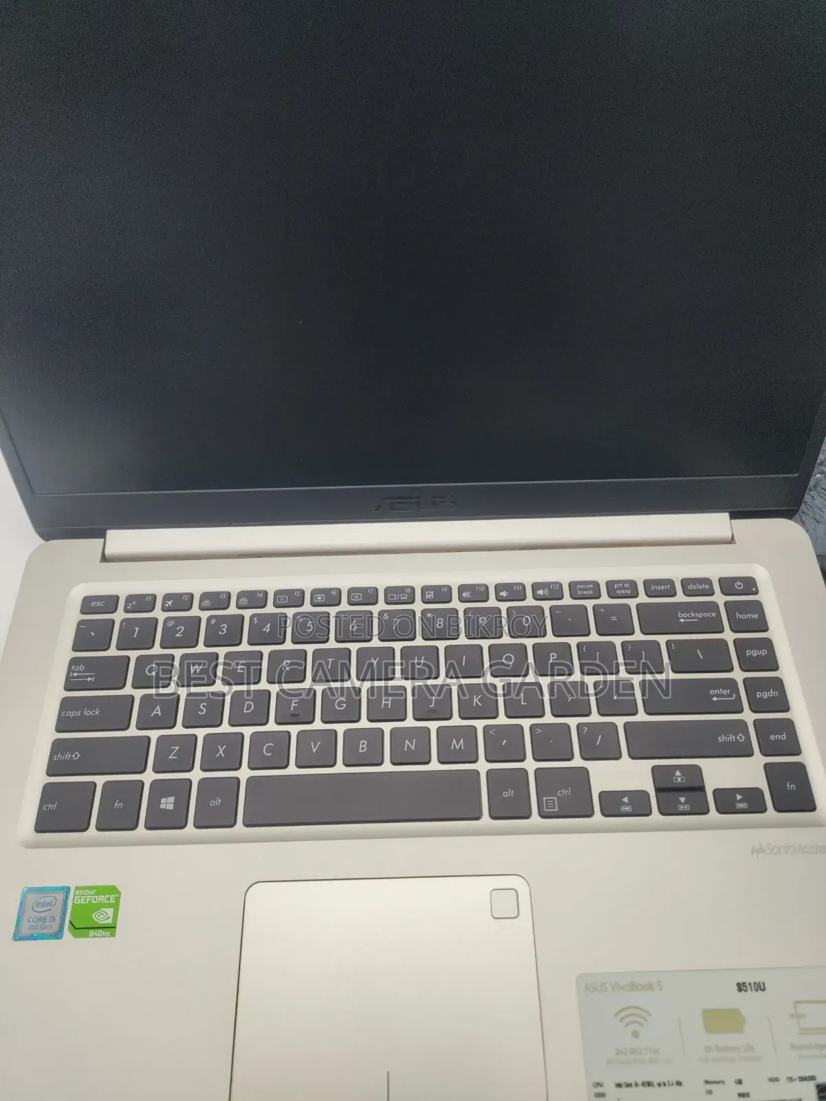 Laptop Asus VivoBook S15 S510UA 8GB Intel Core i5 HDD+SSD 512GB