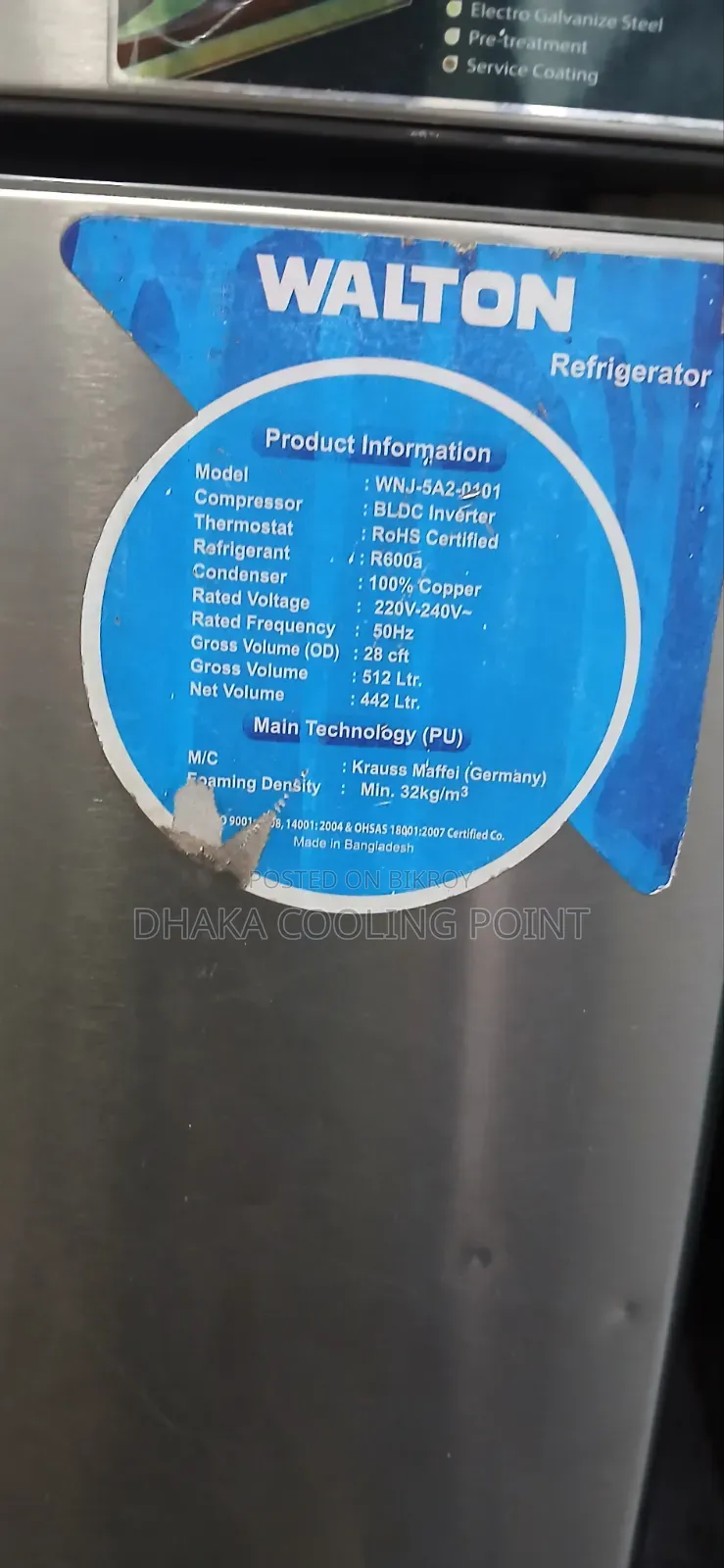 Walton 512 LTR Refrigerator Fridge for Sale
