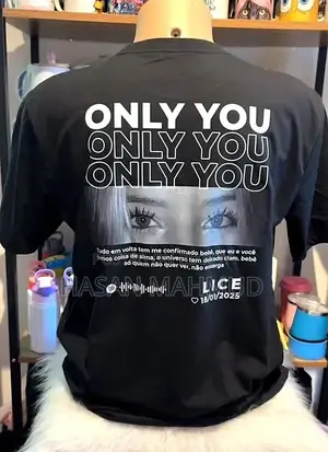 Custom Love Eye Portrait T-Shirt