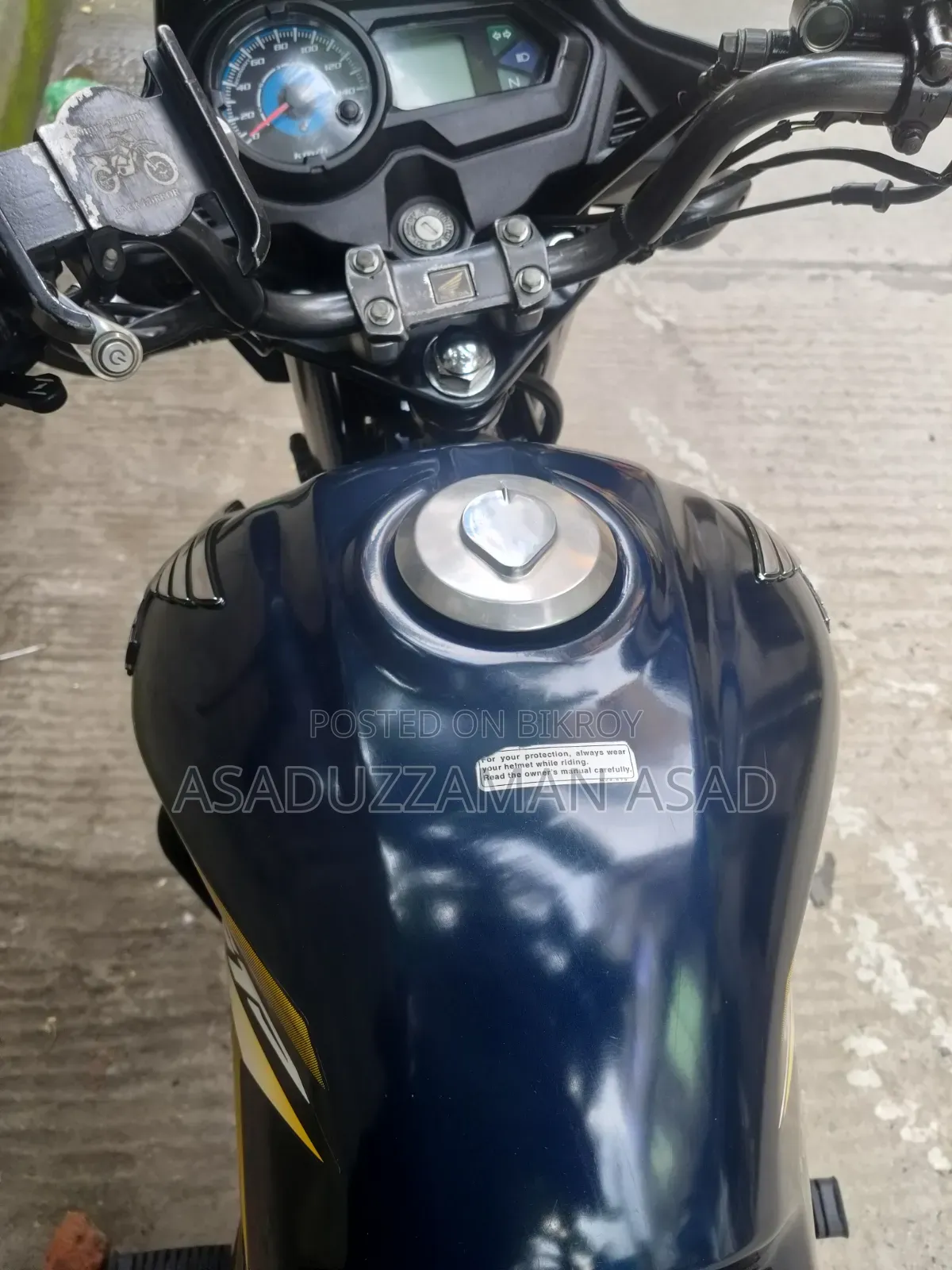 New Honda SP 125 2023 Blue