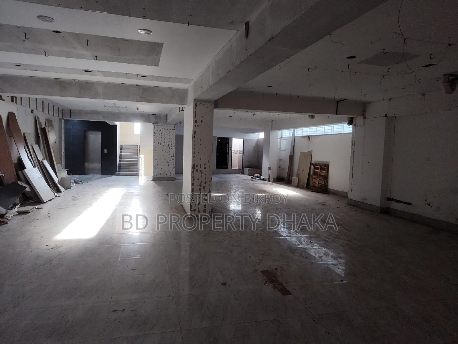 2860 SQFT Open Commercial Space Restaurant Rent in Banani