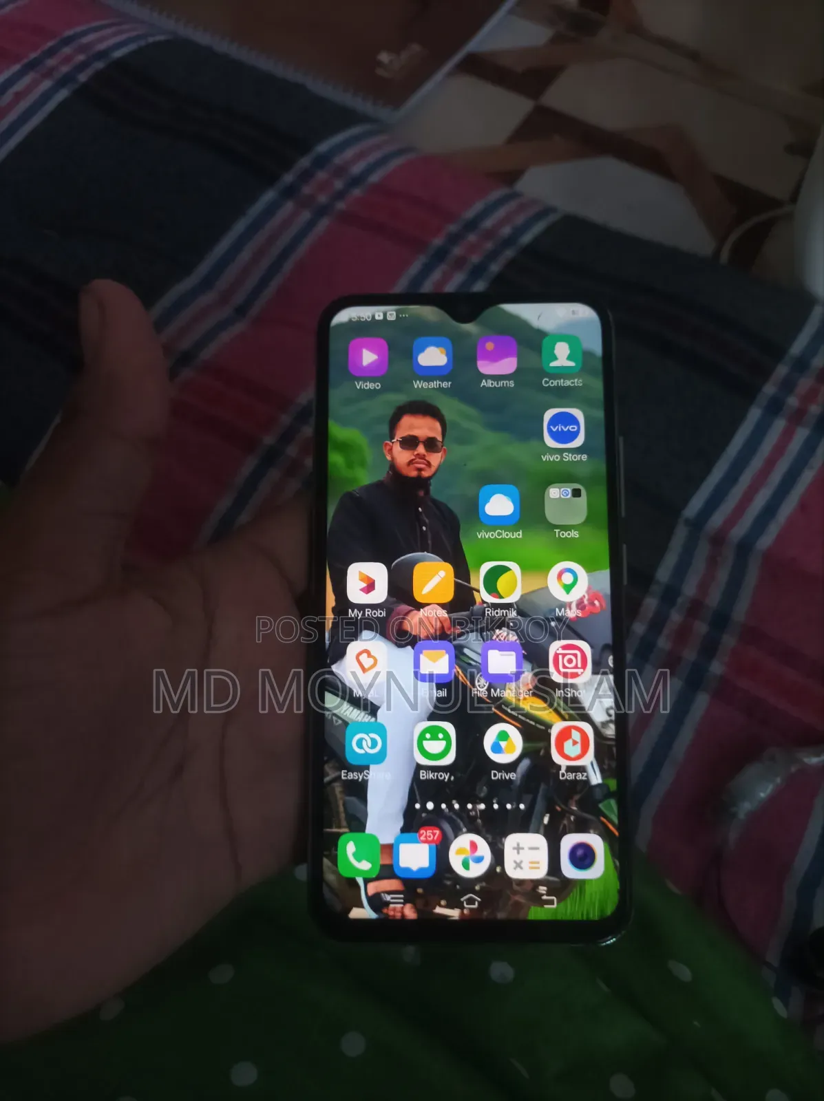 Vivo Y17 256 GB Blue
