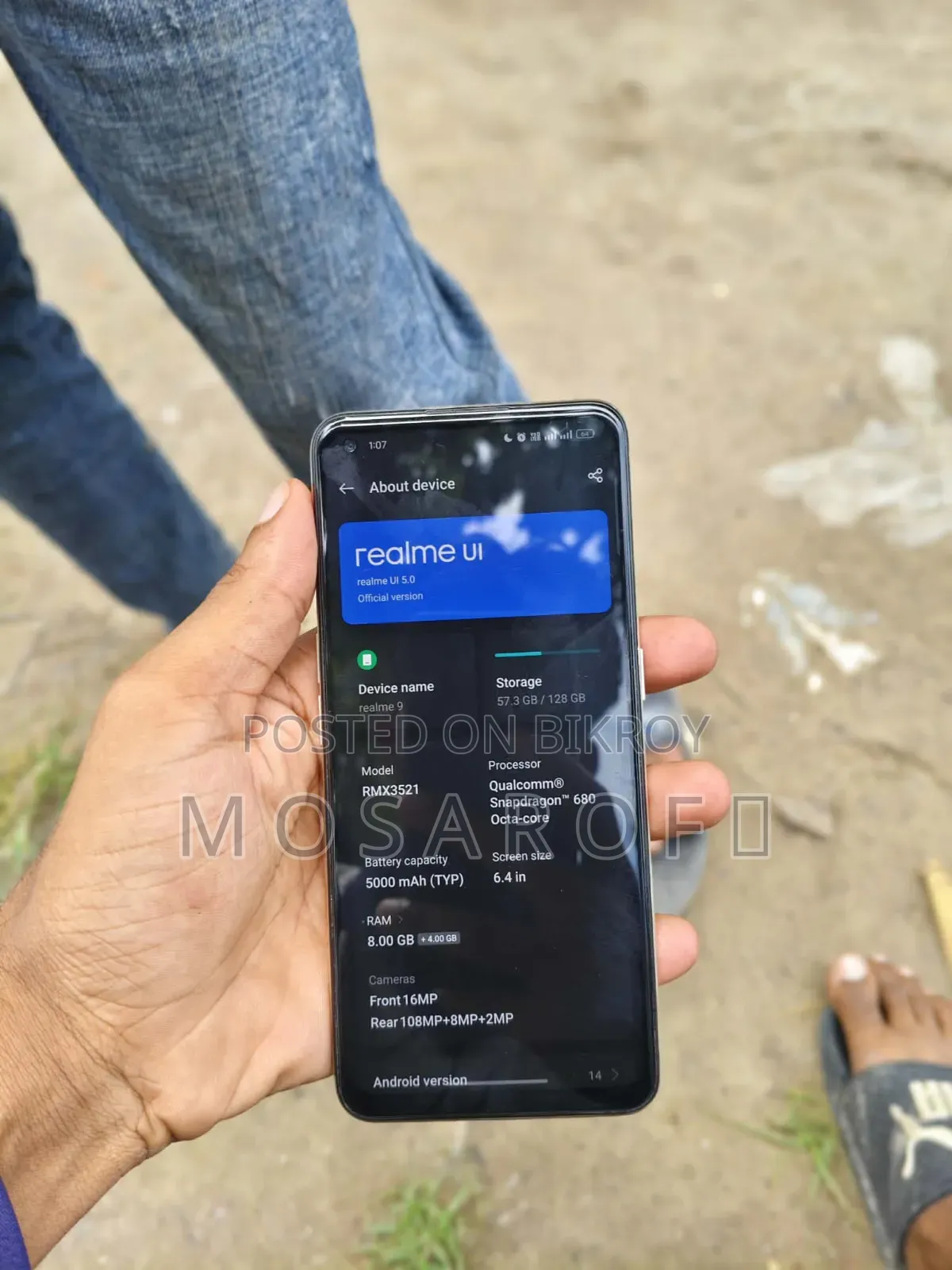 Realme 9 128 GB Yellow