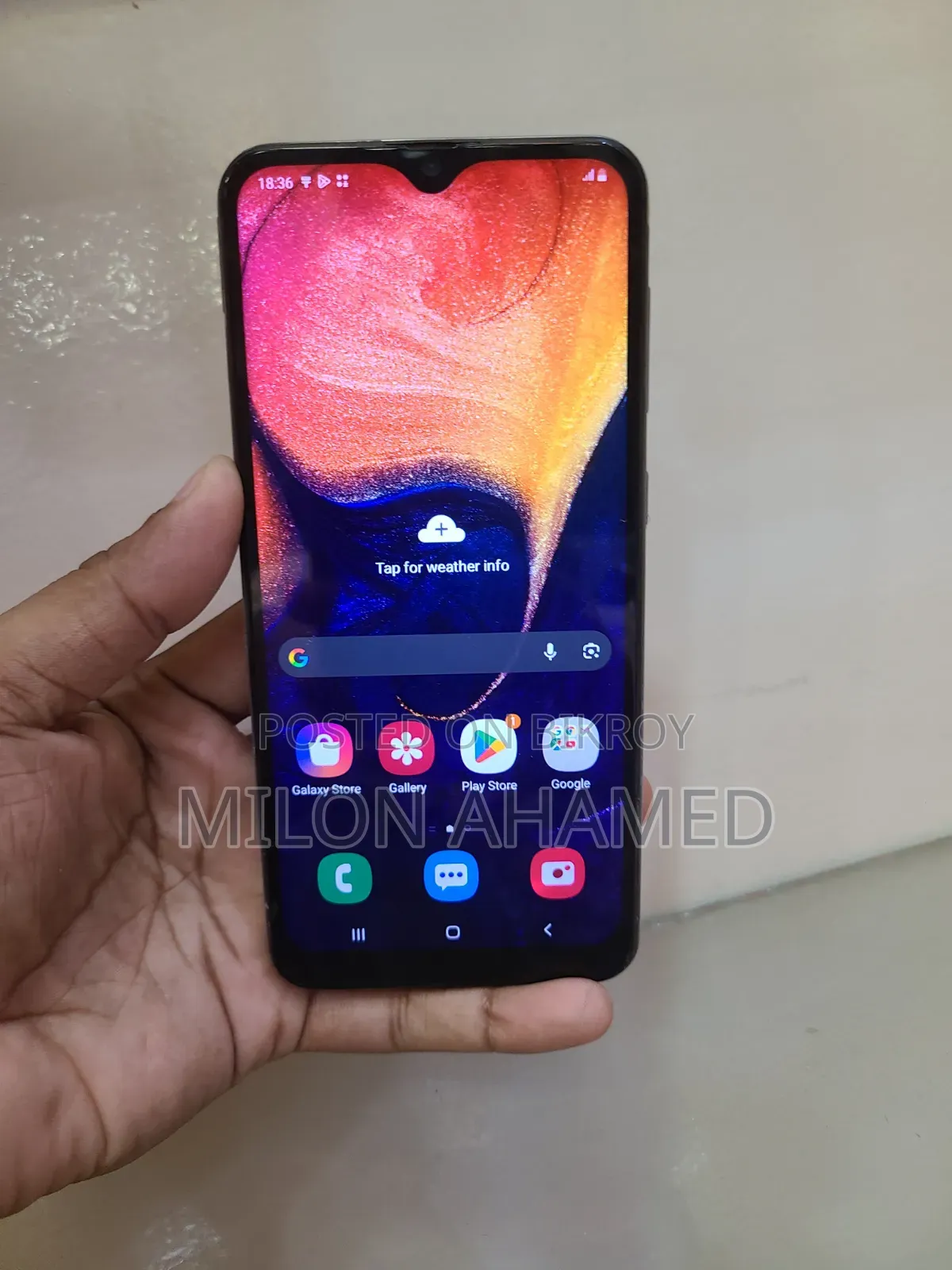 স্যামসাং গ্যালাক্সি এ৫০ ১২৮ জিবি নীল