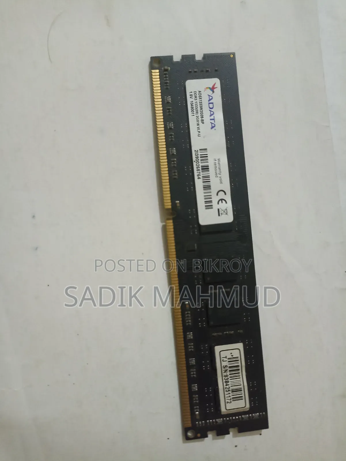 Used RAM, Processor, and Power Supply.