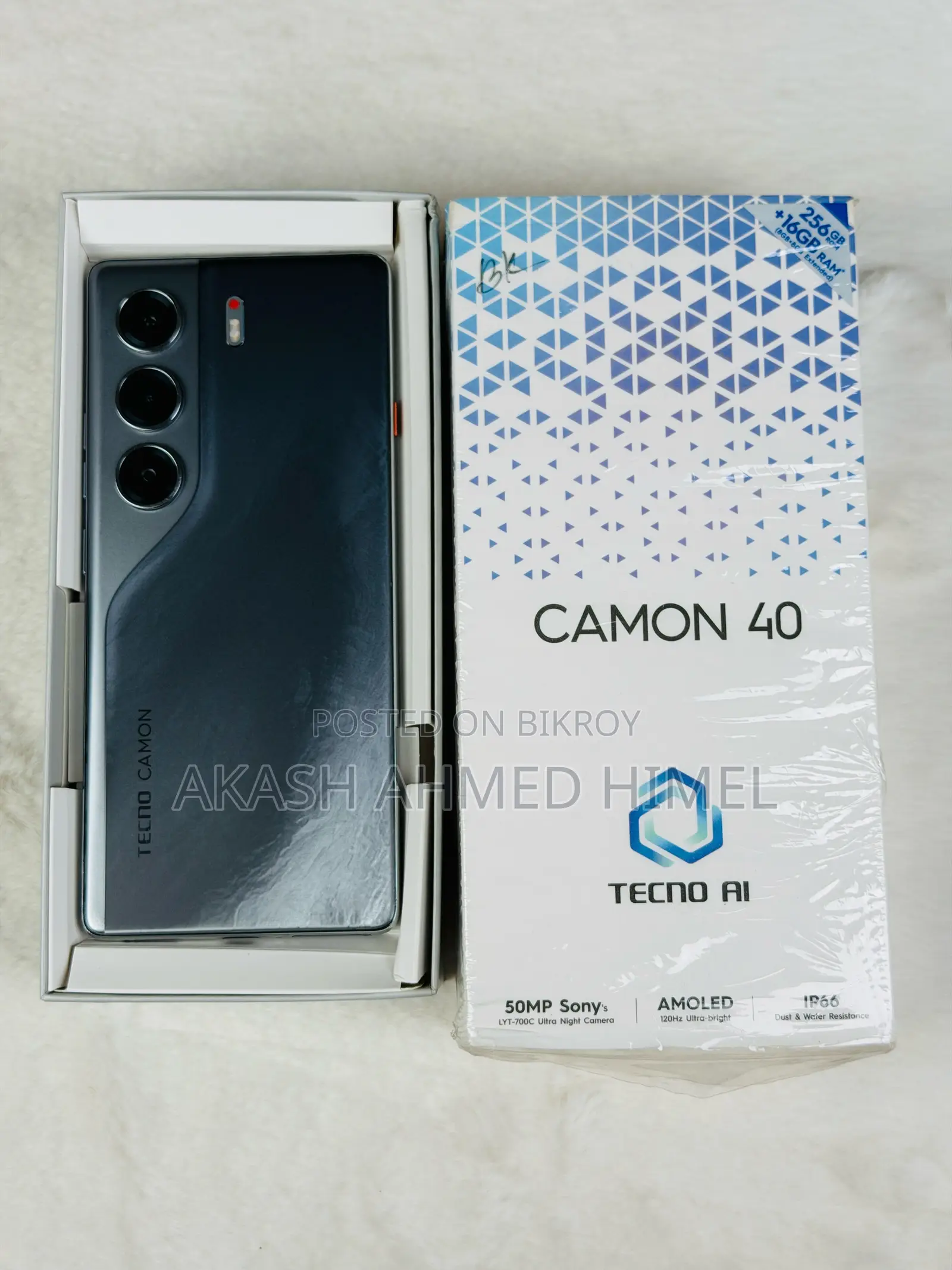 Tecno Camon 40 256 GB Black