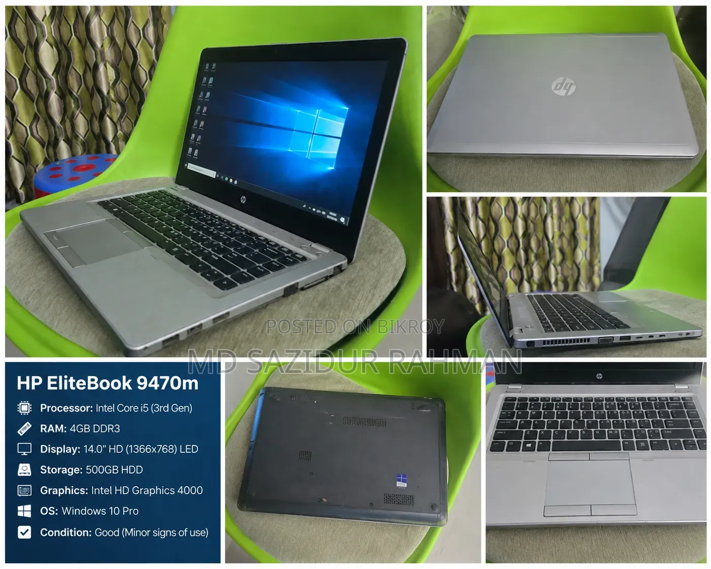 Laptop HP EliteBook 840 G6 256GB Intel Core i3 SSD 256GB