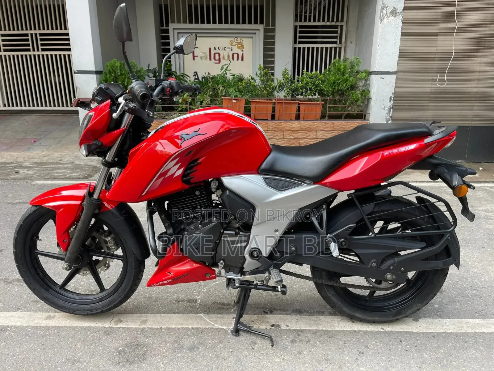 TVS Apache RTR 160 4V 2020 Red