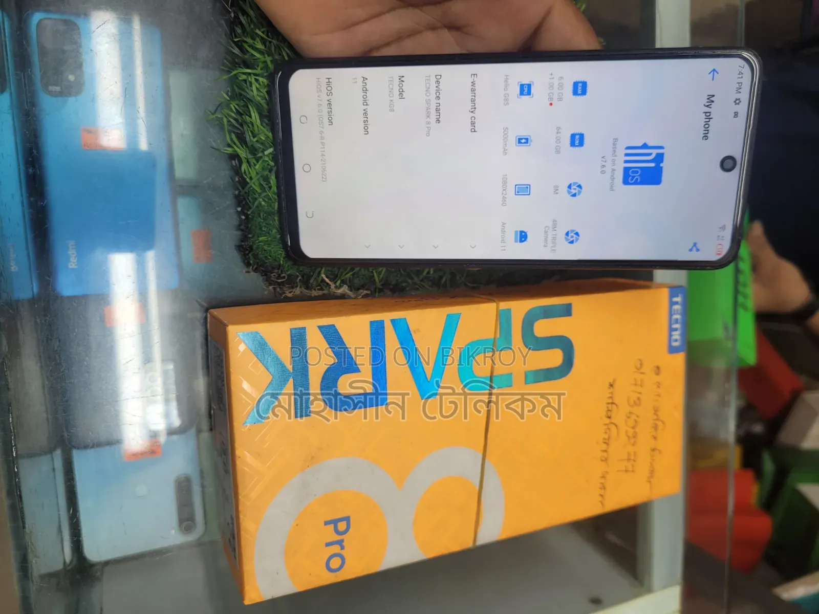 Tecno Spark 8 Pro 64 GB Black