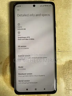 Xiaomi 12X 256 GB Silver