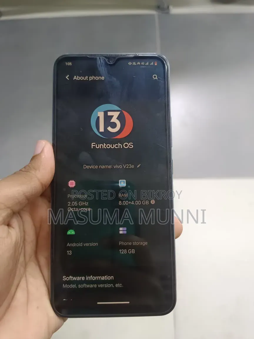 Vivo V23 128 GB Blue