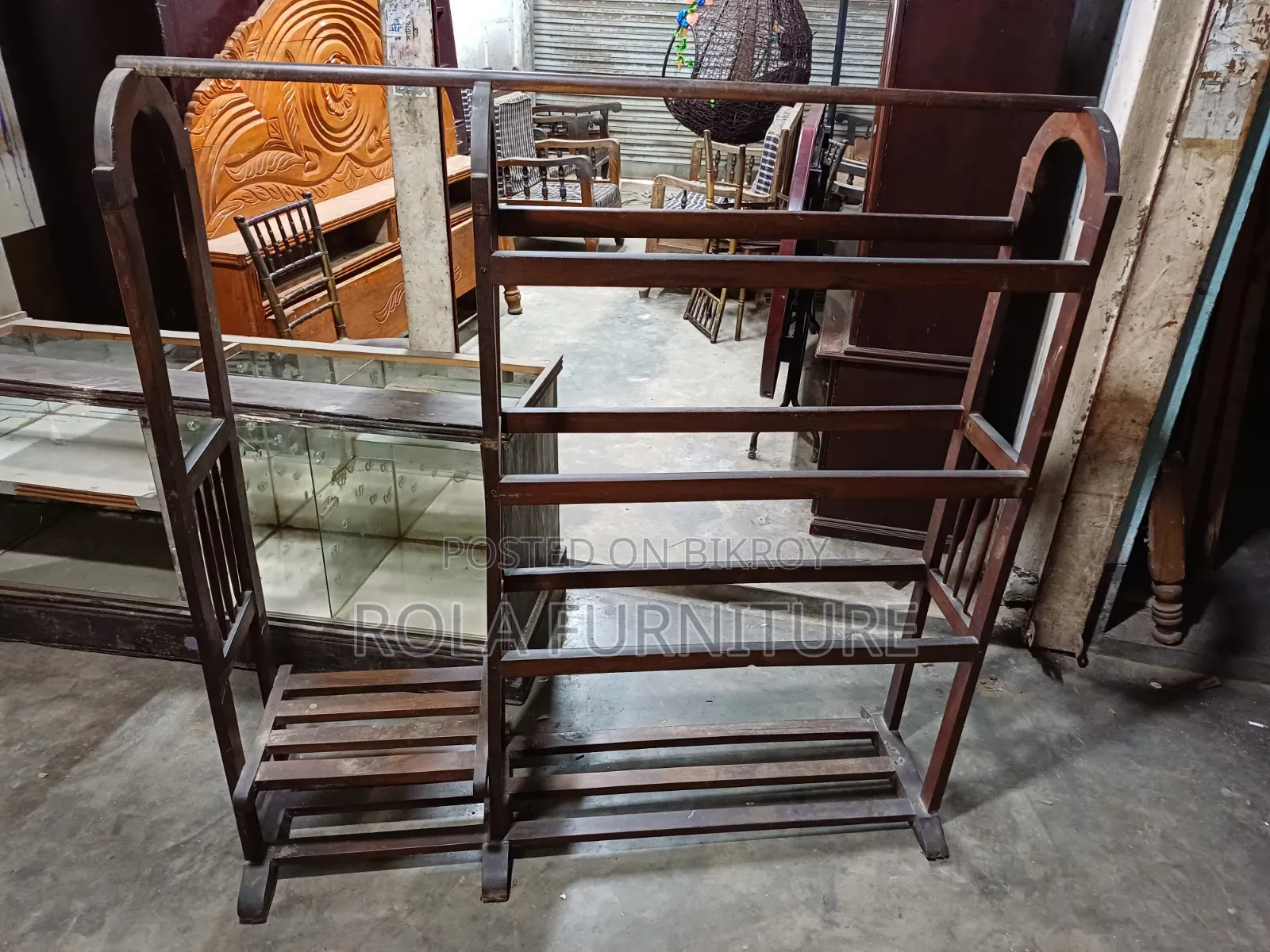 Wooden Clothes Rack