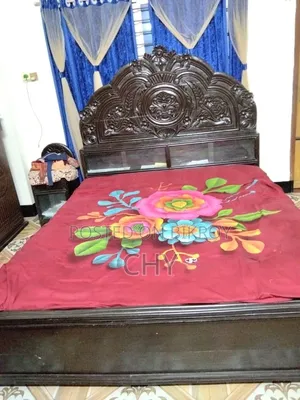 Large Size Teak Wood Bed