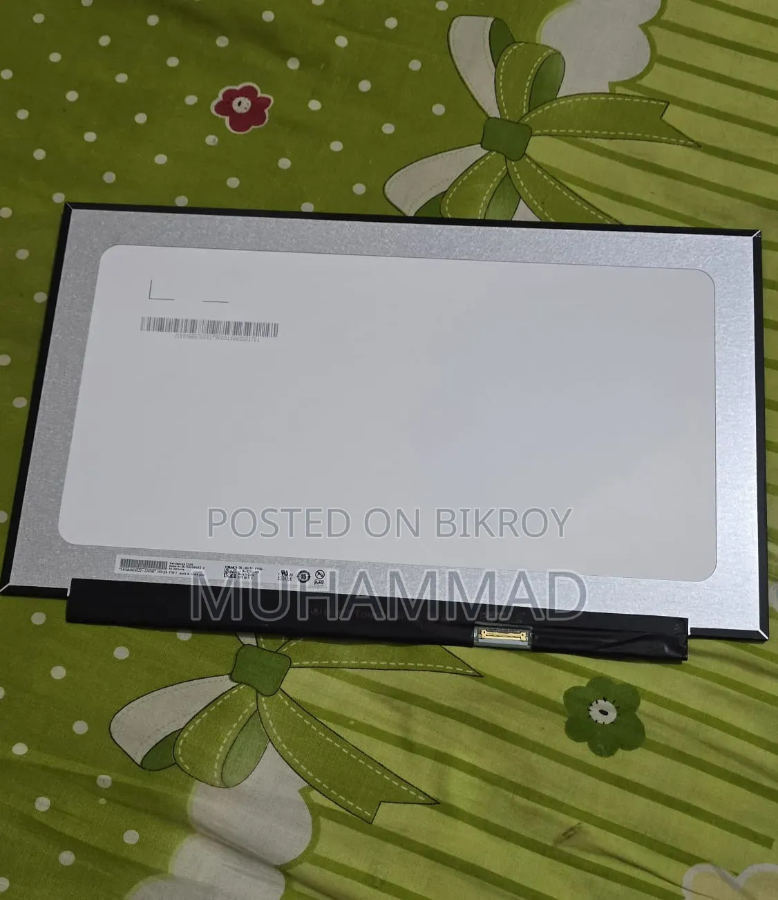 Borderless 15.6 Inch FHD Supported Ips 30 Pin Display